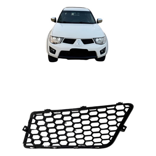 Tela Grade L200 Triton Direita 2011 A 2013 Preto Direito