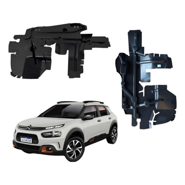 Defletor Direito Radiador C4 Cactos 2020 2021 2022 2023 2024