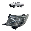 Farol Hilux 2012 2013 2014 2015 Esquerdo Pick Up Cromado