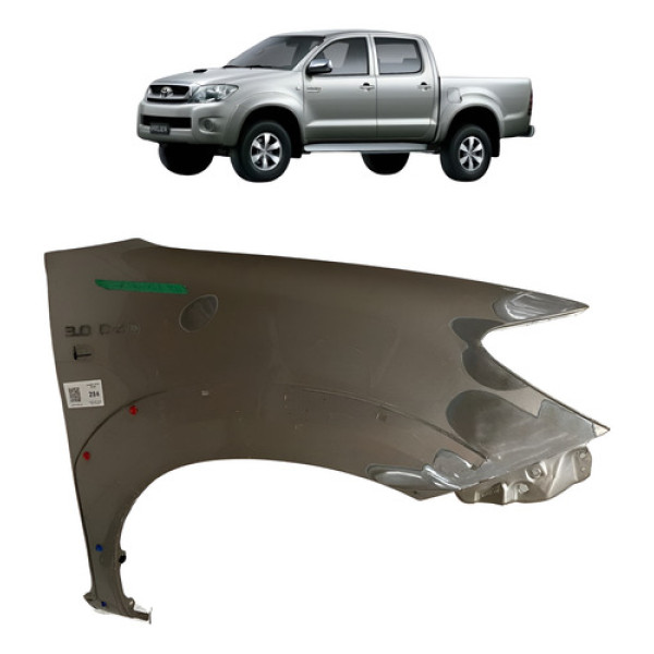 Paralama Direito Hilux 2005 2006 2007 2008 2009 2010 2011 