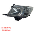 Farol Hilux 2012 2013 2014 2015 Esquerdo Pick Up Cromado