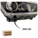 Farol Direito Hyundai Creta 2017 A 2021 S/led Com Projetor