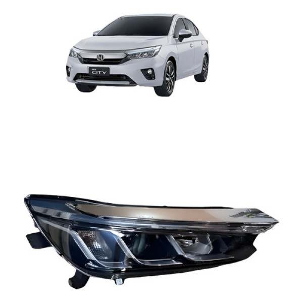 Farol Dianteiro Lado Direito City 2022 A 2024 Original Novo