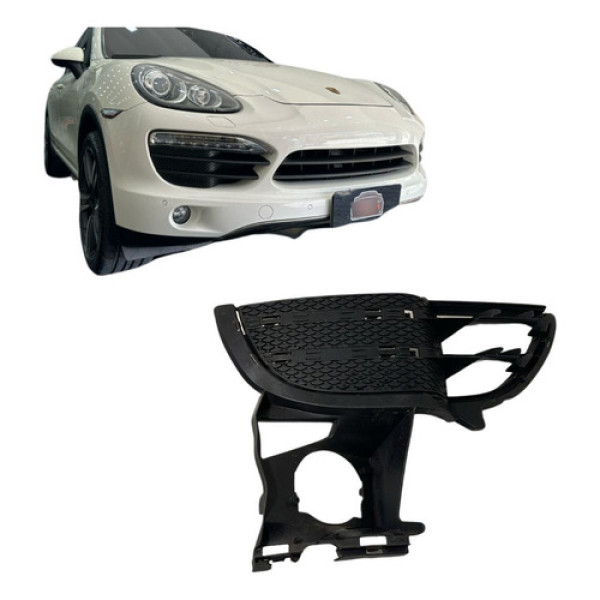 Grade Farol De Milha Direito Porsche Cayenne 2011 2012 2013 