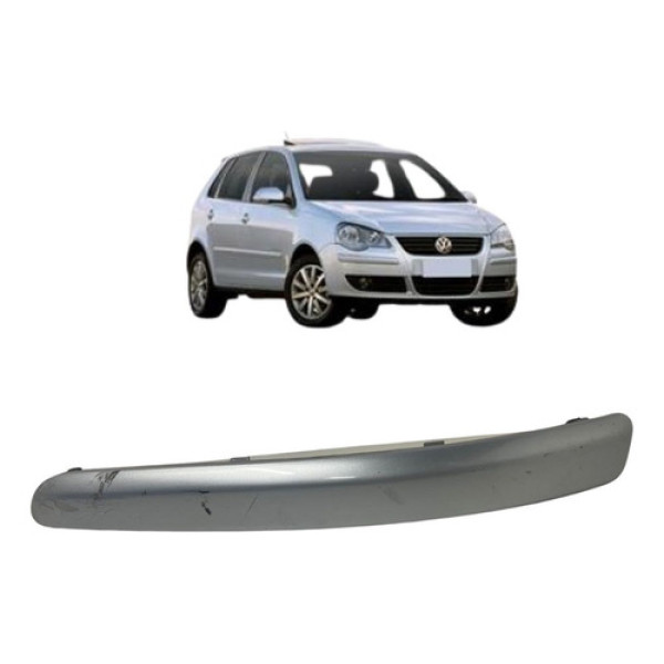 Moldura Para Choque Dianteiro Esquerdo Polo 2008 A 2012