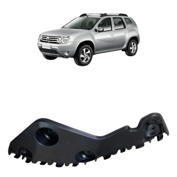 Guia Parachoque Duster 2010 A 2015 Traseiro Direito Suporte
