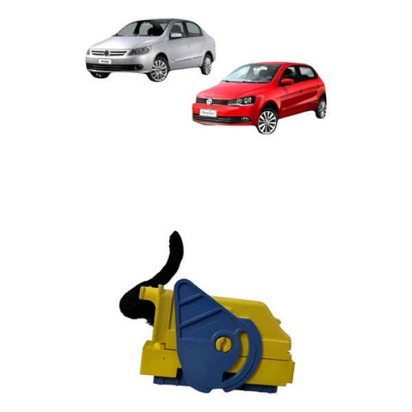 Chicote Conector Plug Modulo Airbag Gol Voyage G6 2013 A 16 Azul-turquesa