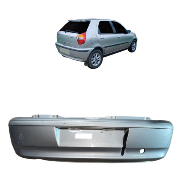 Parachoque Traseiro Fiat Palio 2001 A 2005