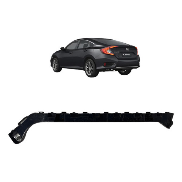 Guia Parachoque Traseiro Lado Direito Civic 2017 A 2022 