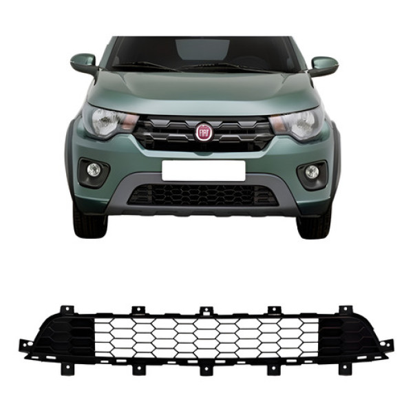 Grade Inferior Parachoque Fiat Mobi  2022 2023 2024 