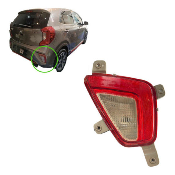 Lanterna Parachoque Traseiro Picanto Gt 2016 2017 2018 2019
