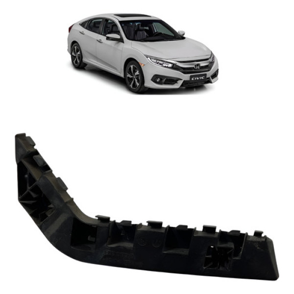 Guia Parachoque Dianteiro Civic 2017 2018 2019 Lado Direito