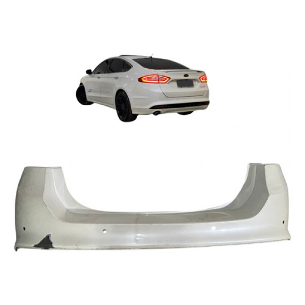 Parachoque Traseiro Fusion C/furo Sensor Lateral 2013 2016 