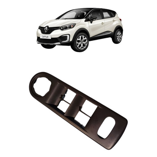 Moldura Botão Vidro Dianteira Esq Renault Captur  2019