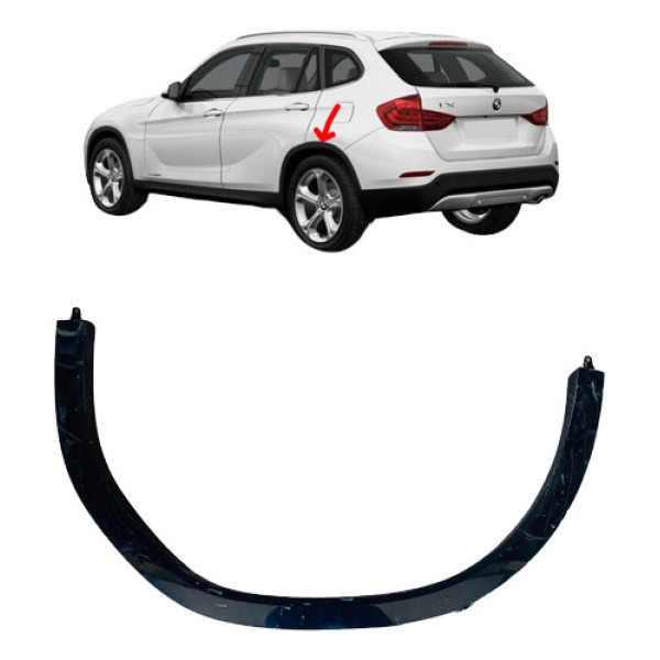 Moldura Paralama Traseiro Esquerdo Bmw X1 2010 A 2015
