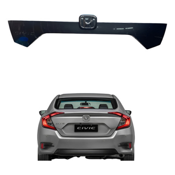 Moldura Tampa Traseira Honda Civic 2017/2022 G10