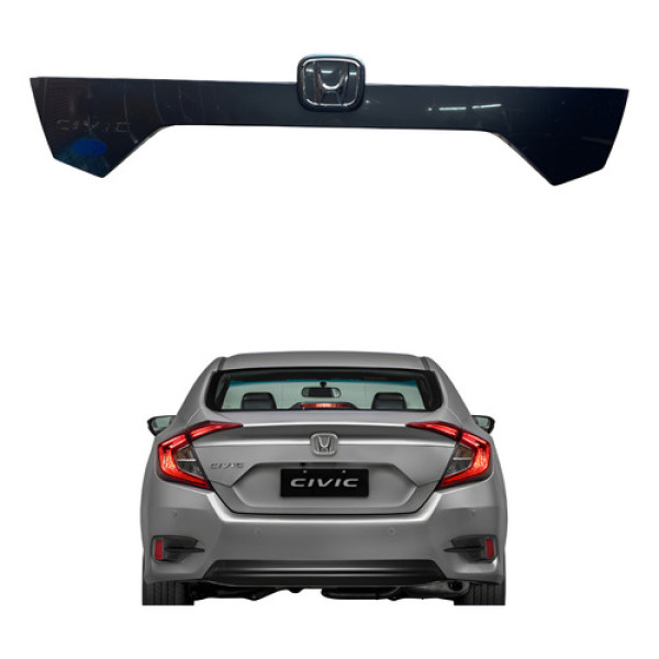 Moldura Tampa Traseira Honda Civic 2017/2022 G10 