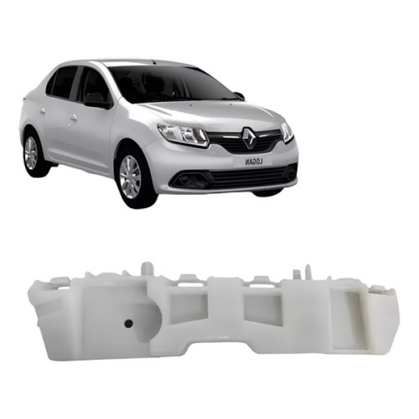 Suporte Esquerdo Lateral Parachoque Dianteiro Sandero Logan