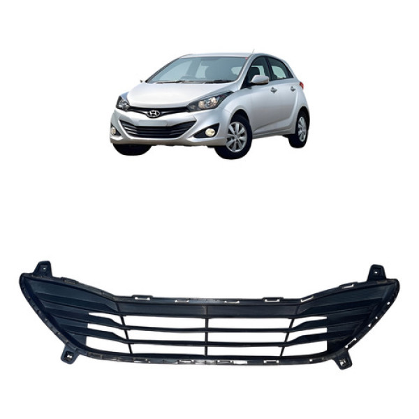 Moldura Grade Inferior Para-choque Hb20 2012 À 2015 Fosco