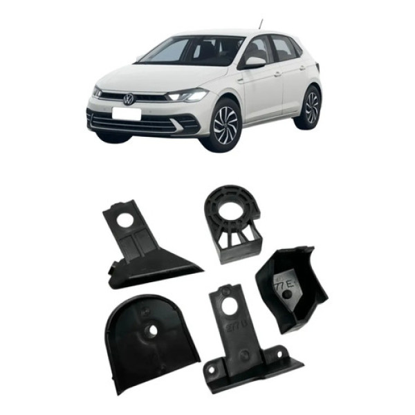 Kit Garra Recuperação Farol Esquerdo Polo Tsi 2023 A 2026