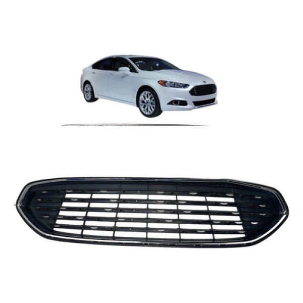 Grade Dianteira Radiador S/ Filetes Ford Fusion 2013 A 2016