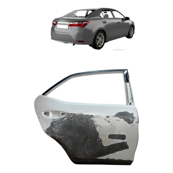 Porta Traseira Direita Corolla 2014 2015 2016 2017 2018 2019