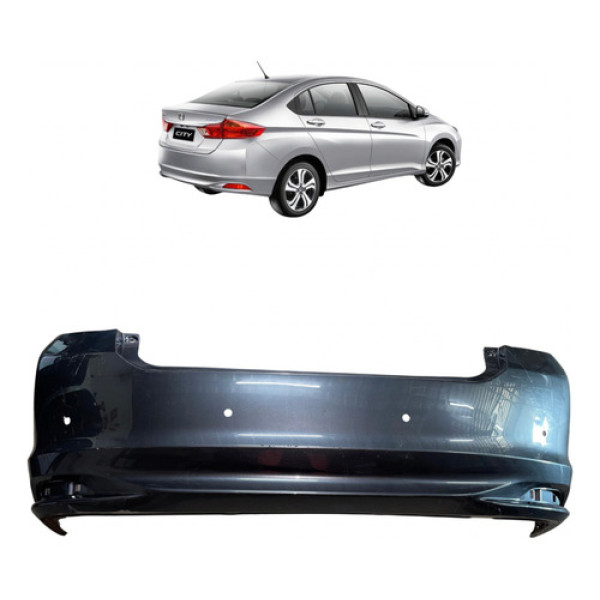 Parachoque Traseiro Honda City 2014 A 2016