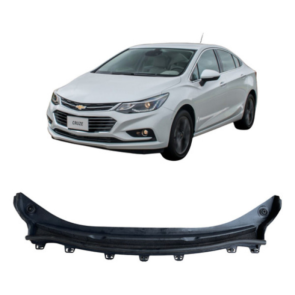 Grade Churrasqueira Chevrolet Cruze 2017 A 2023 Preto Preto