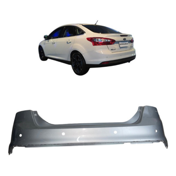 Parachoque Traseiro Ford Focus Sedan 2014 2015 2016