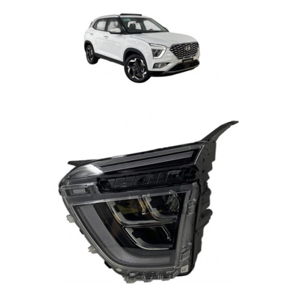 Farol Esquerdo Hyundai Creta Ultimate 2023 2024