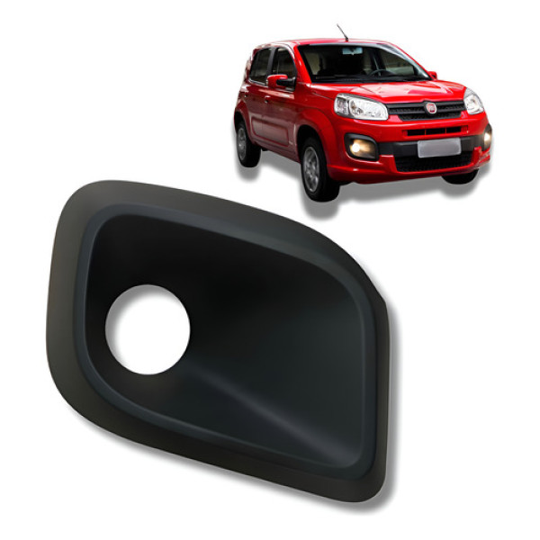 Moldura Farol De Milha Direito Fiat Novo Uno 2016 A 2018