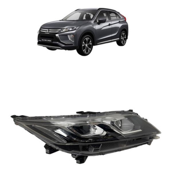 Farol Lado Direito Full Led  Eclipse Cross 2020 A 2023 Xênon
