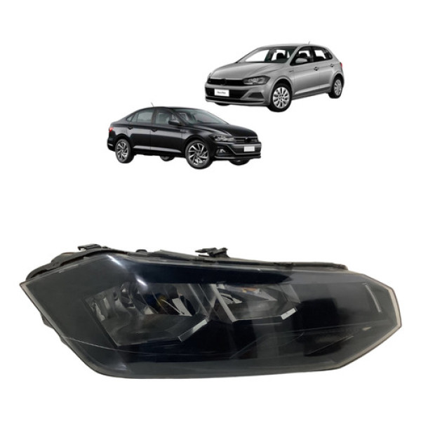 Farol Direito Volkswagen Polo Virtus 2017 2018 2019 2020