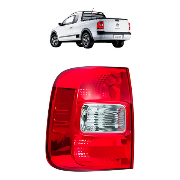 Lanterna Saveiro Esquerda G5 G6 Cristal 10 13 14 15 16 Arteb