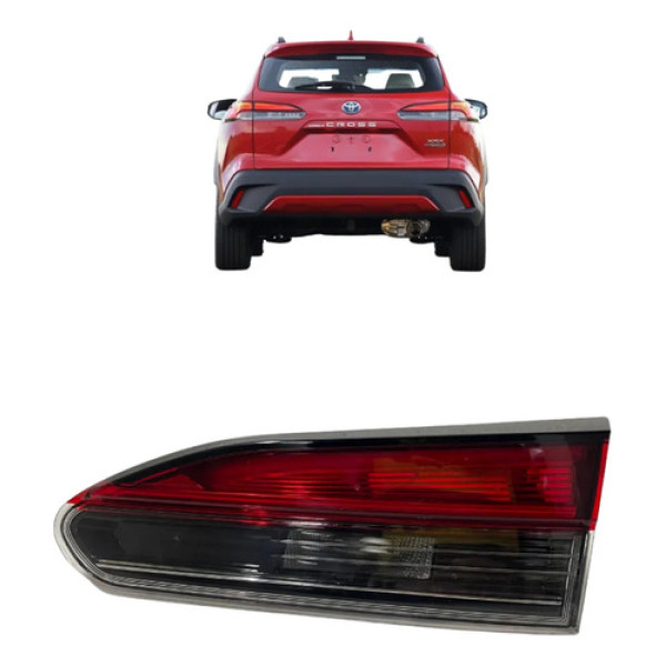 Lanterna Mala Traseira Direita Toy Corolla Cross 2022 A 2025 Direito/passageiro Vermelha