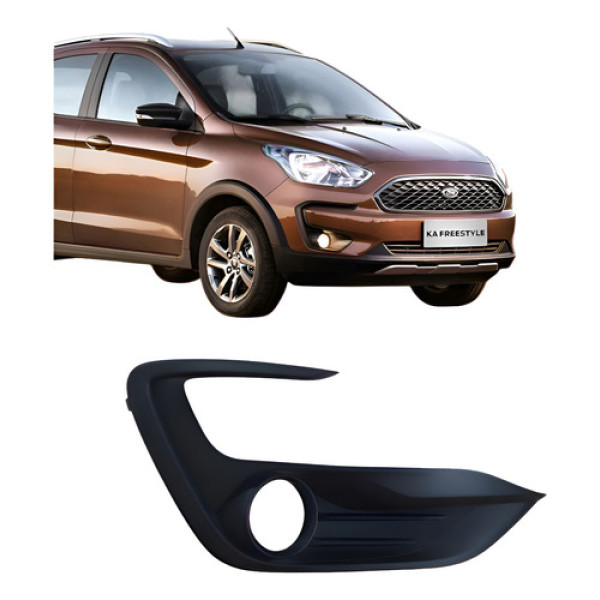 Moldura Do Farol De Milha Direito Ford Ka 2018 A 2021 Preto Direito