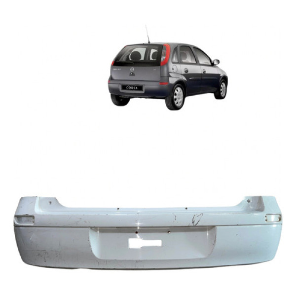 Parachoque Traseiro Corsa Hatch 2003 2004 2005 2006 A 2012