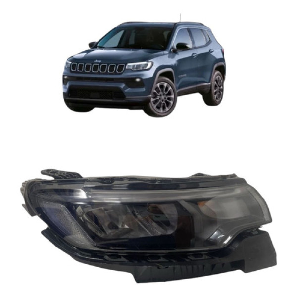 Farol Direito Do Jeep Compass Full Led 2022 2023 2024