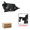 Farol Esquerdo Etios 2013 2014 A 2019 Mascara Negra Esquerdo/motorista