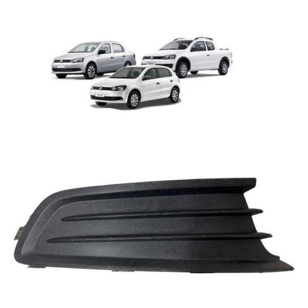 Grade Direita Para-choque Dianteiro Vw Gol Voyage Saveiro G6