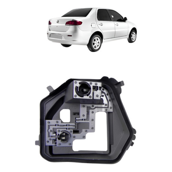 Circuito Lanterna Tras Esquerda Voyage G6 G7 G8 Cinza Escuro