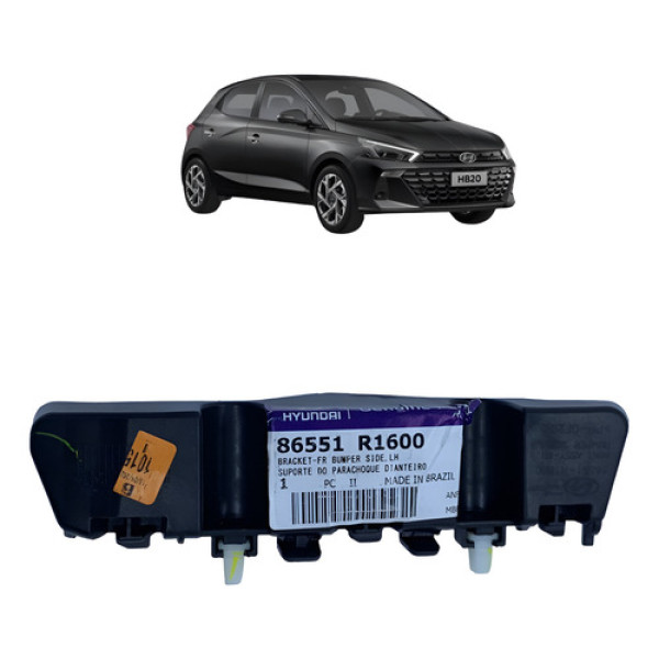 Guia Parachoque Dianteiro Esquerdo Hyundai Hb20 2023 2024