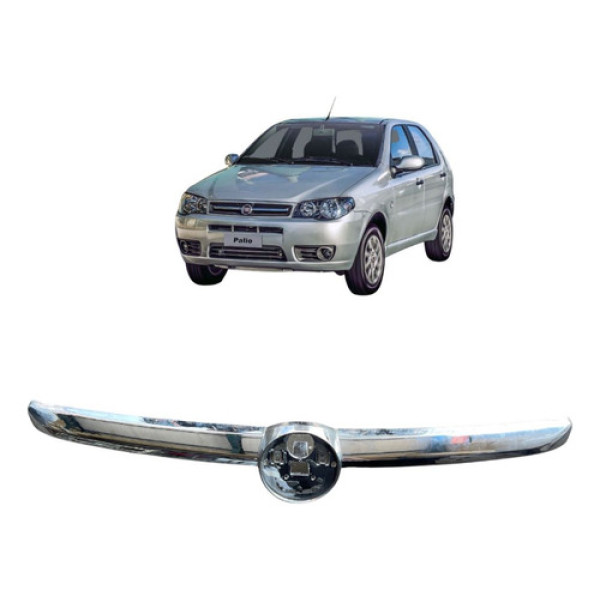 Friso Da Grade Palio 2010 2011 2012 2013 2014 2015 Cromado