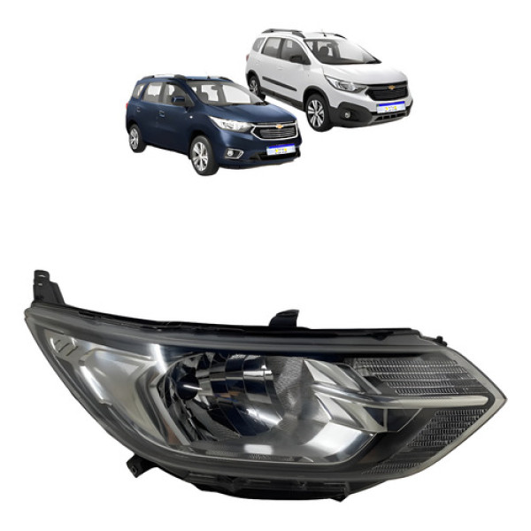 Farol Chevrolet Spin 2019 2020 2021 2022 2023 2024 C/led Ld