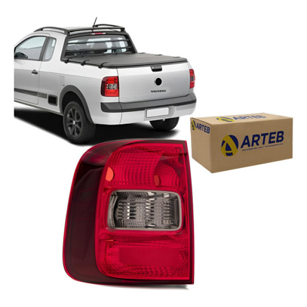 Lanterna Esquerda Traseira Fume Saveiro G5 G6 2008 A 2016