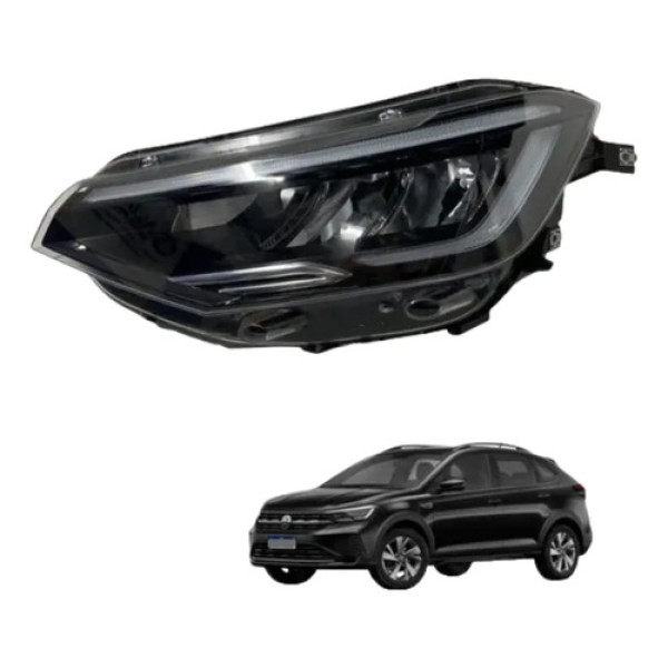 Farol Esquerdo Original Vw Nivus 2021 2022 2023 2024 Esquerdo/motorista