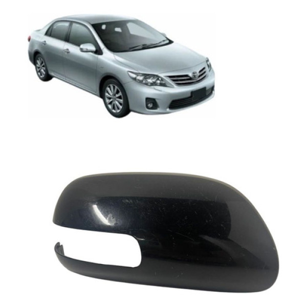 Capa Retrovisor Corolla Direito 2009 A 2013 Com Furo 