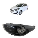 Farol Ford Ka Esquerdo 2018 2019 2020 2021 Máscara Negra Esquerdo/motorista