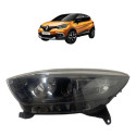 Farol Dianteiro Esquerdo Máscara Negra Captur 2017 A 2021 Esquerdo/motorista