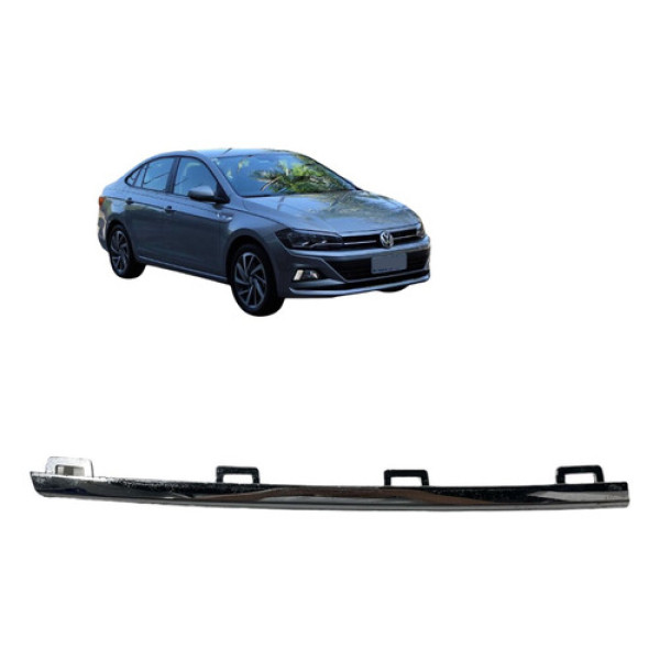 Friso Cromado Grade Dianteira Lado Direito Vw Polo Virtus